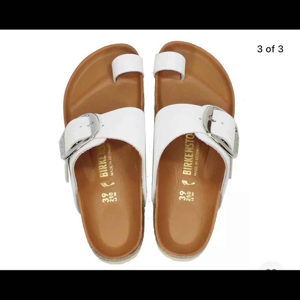 Birkenstock Miramar Big buckle white 39